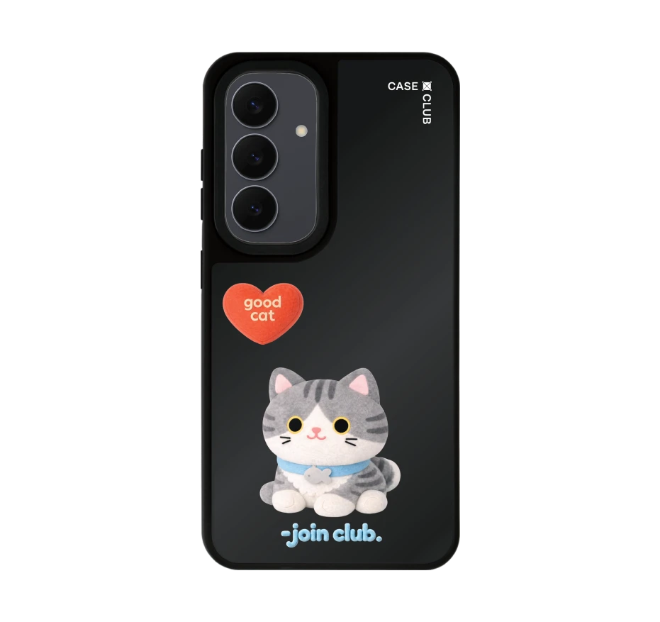 join the club heartful tabby cat