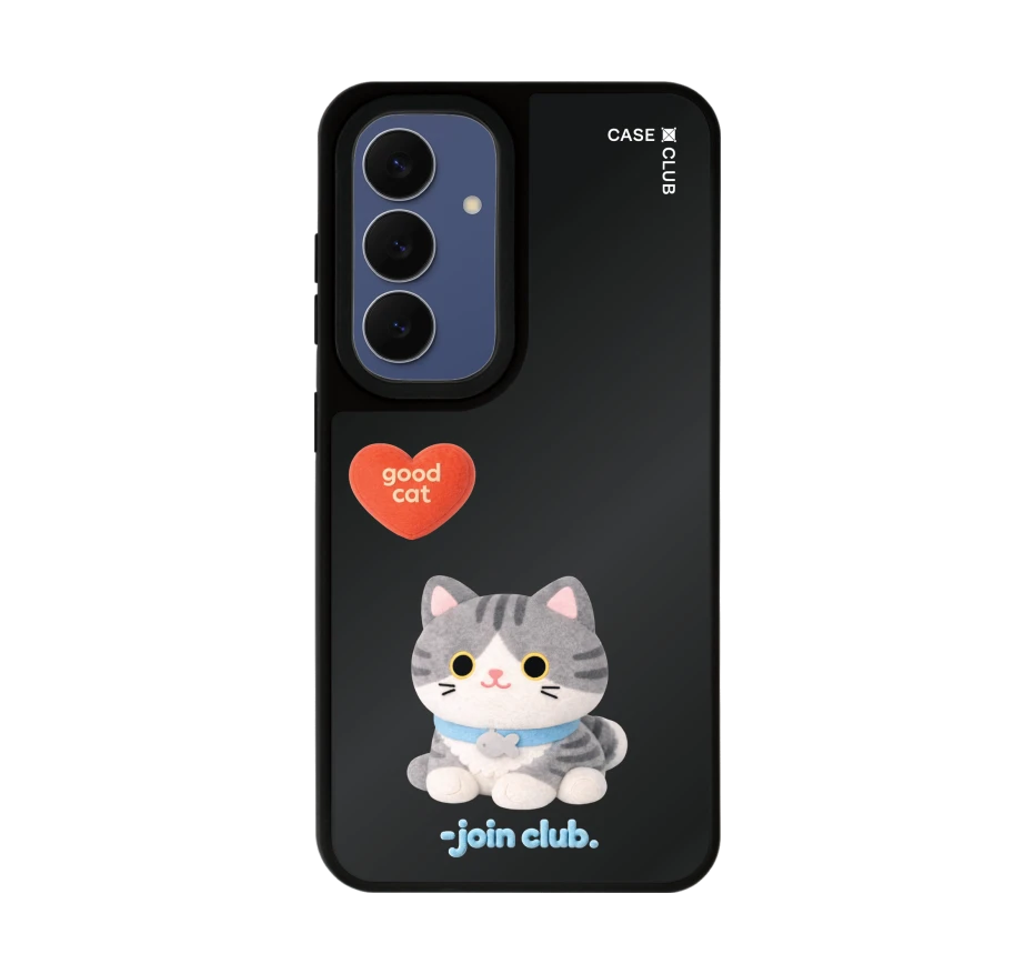 join the club heartful tabby cat