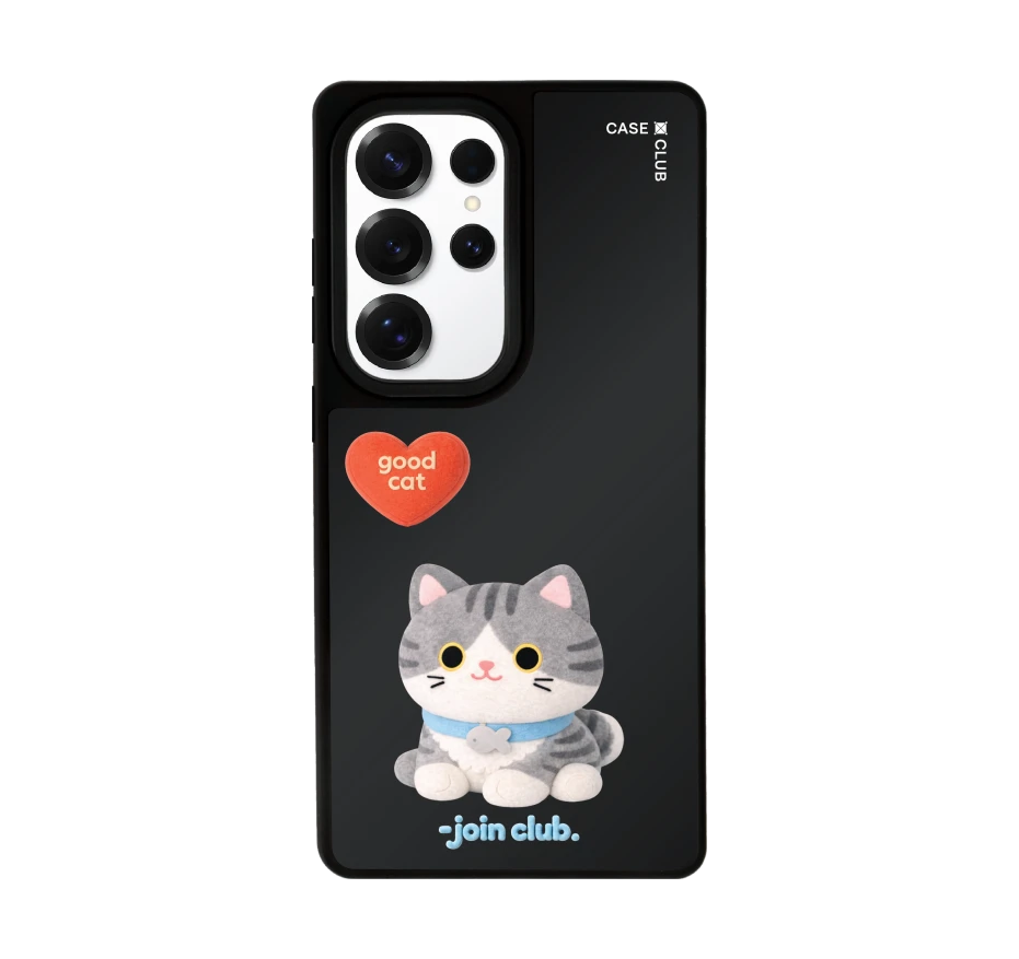 join the club heartful tabby cat