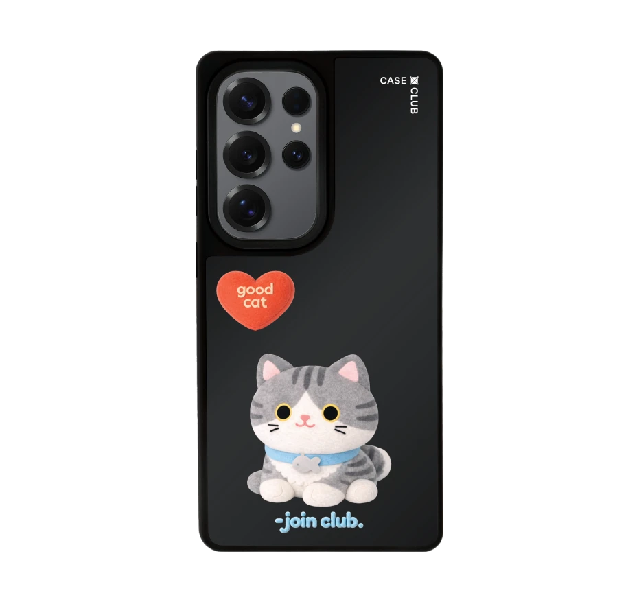 join the club heartful tabby cat