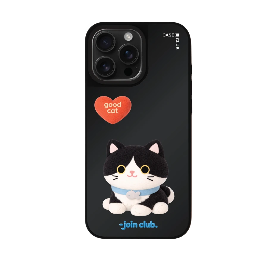 join the club heartful แมวทักซิโด้