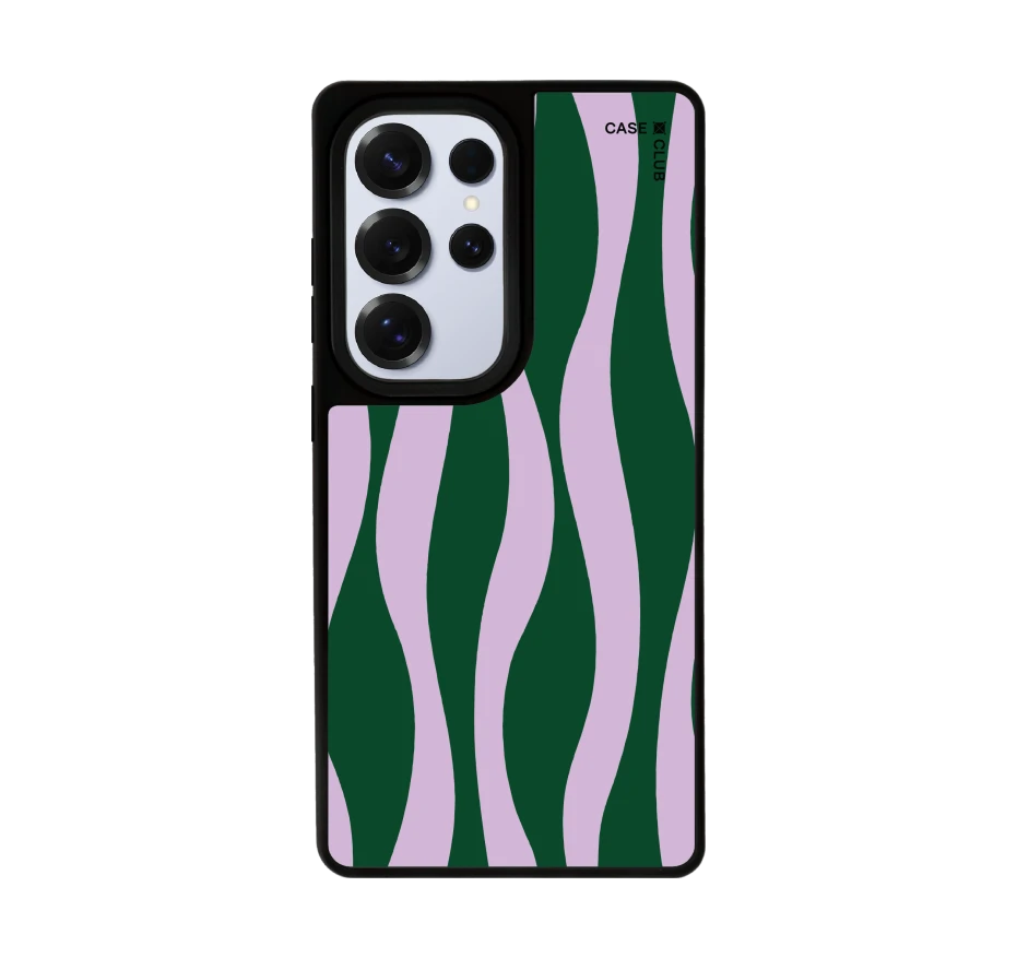 purple & green wavy pattern