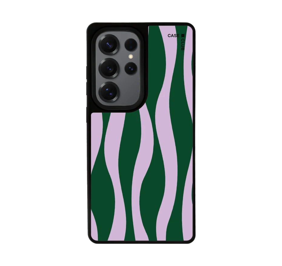 purple & green wavy pattern