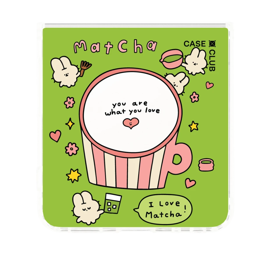 fluffy bunny matcha