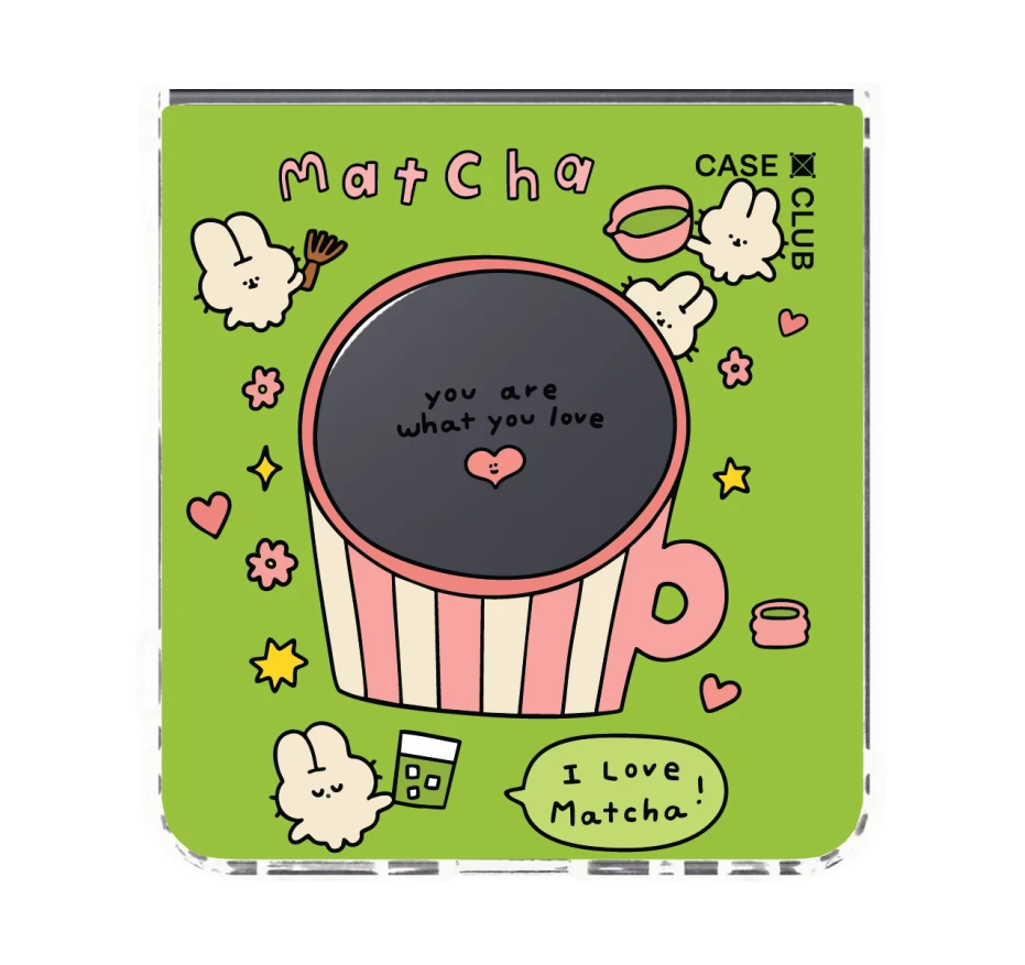 fluffy bunny matcha