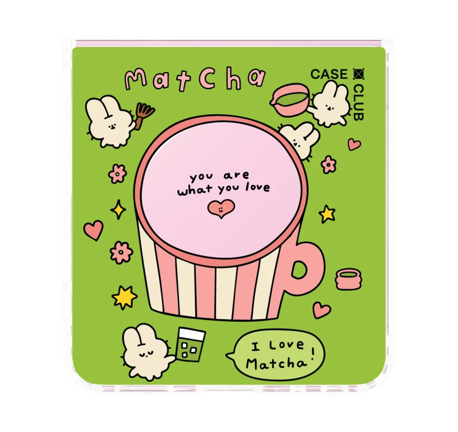 fluffy bunny matcha