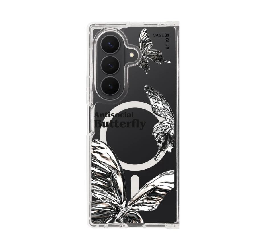 metallic butterfly