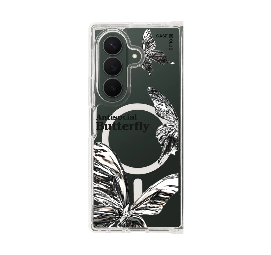 metallic butterfly