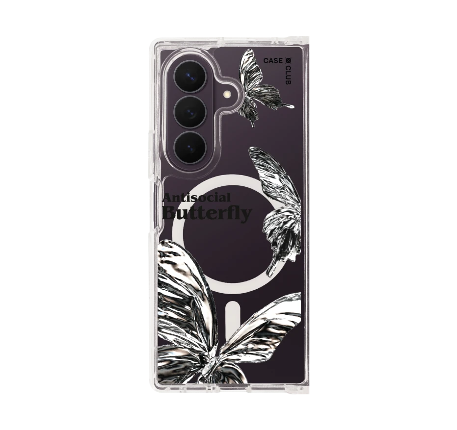 metallic butterfly