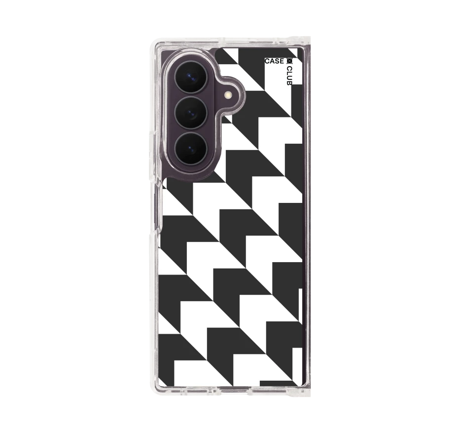 mono houndstooth