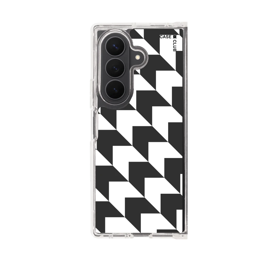 mono houndstooth
