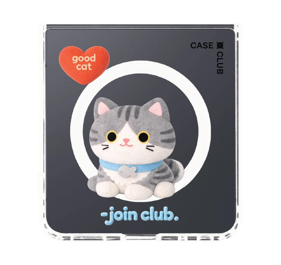join the club heartful tabby cat