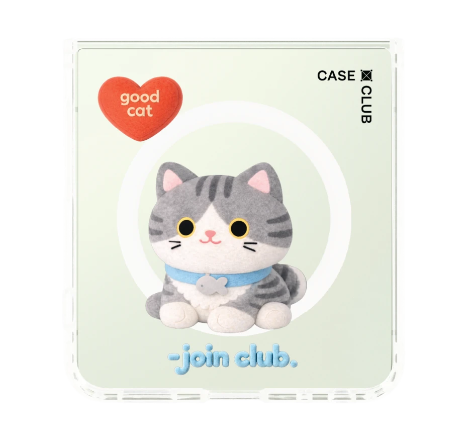 join the club heartful tabby cat