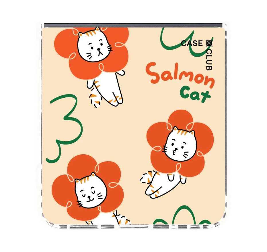salmon cat flower