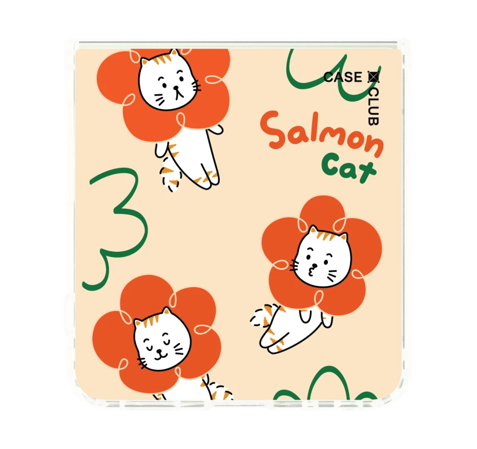salmon cat flower