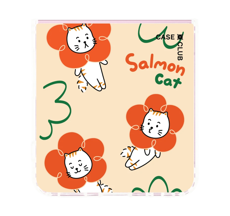 salmon cat flower