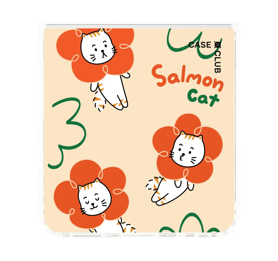 salmon cat flower
