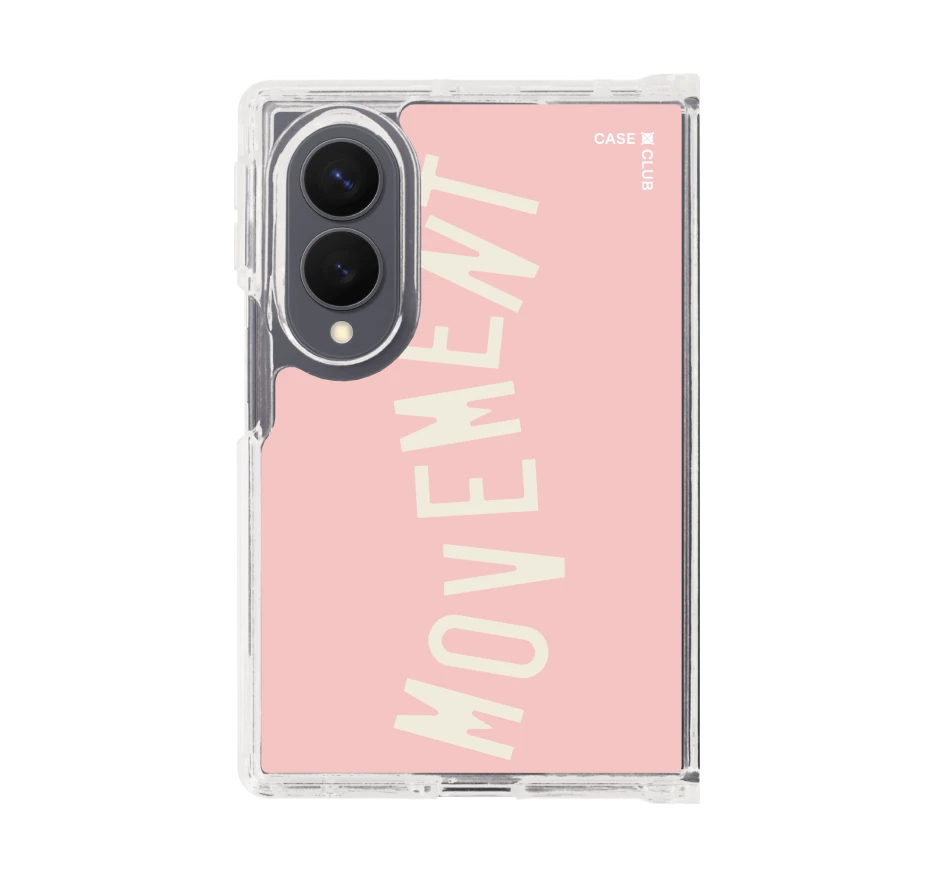 rally ลาย movement สีชมพูใส