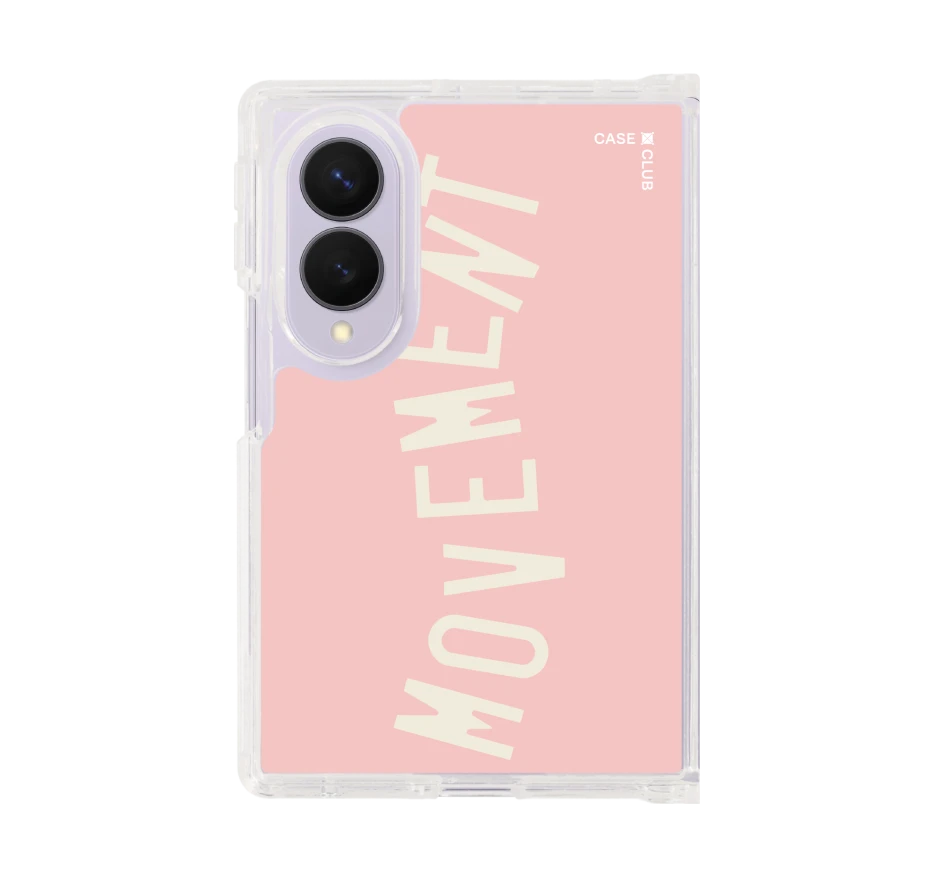 rally ลาย movement สีชมพูใส