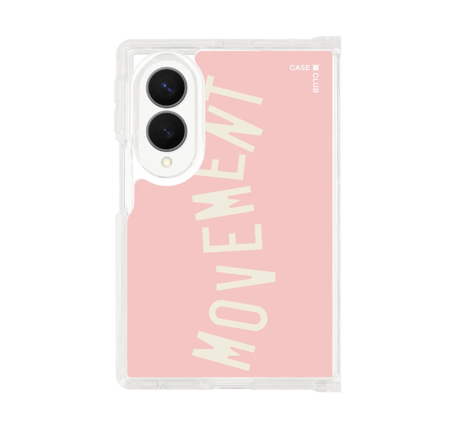 rally ลาย movement สีชมพูใส