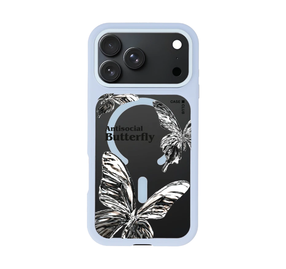 metallic butterfly