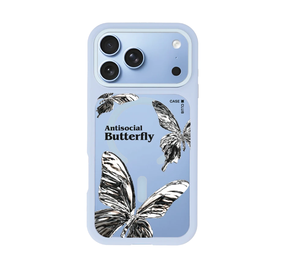 metallic butterfly
