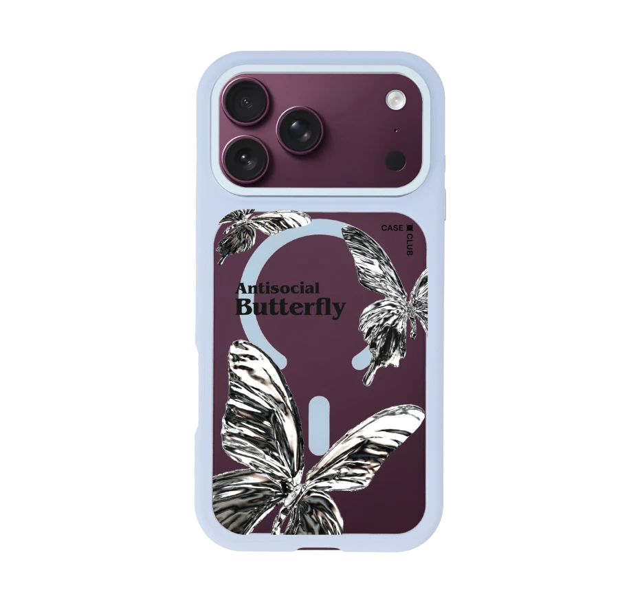 metallic butterfly