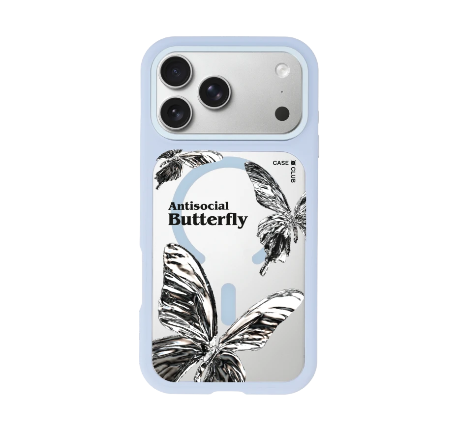 metallic butterfly