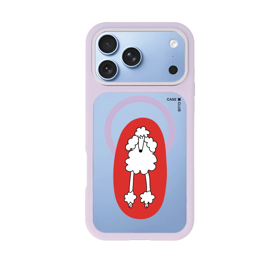 red circle poodle
