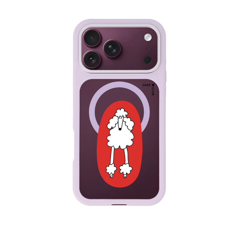 red circle poodle
