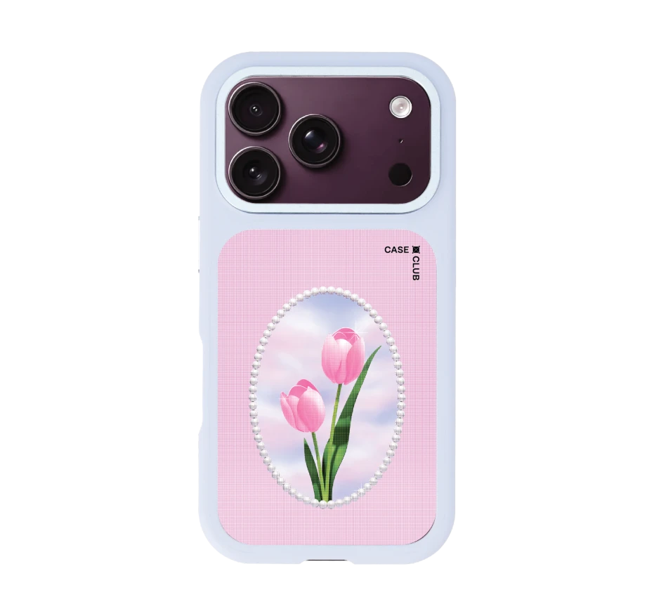 halftone tulips