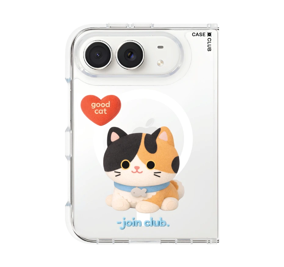 join the club heartful calico cat