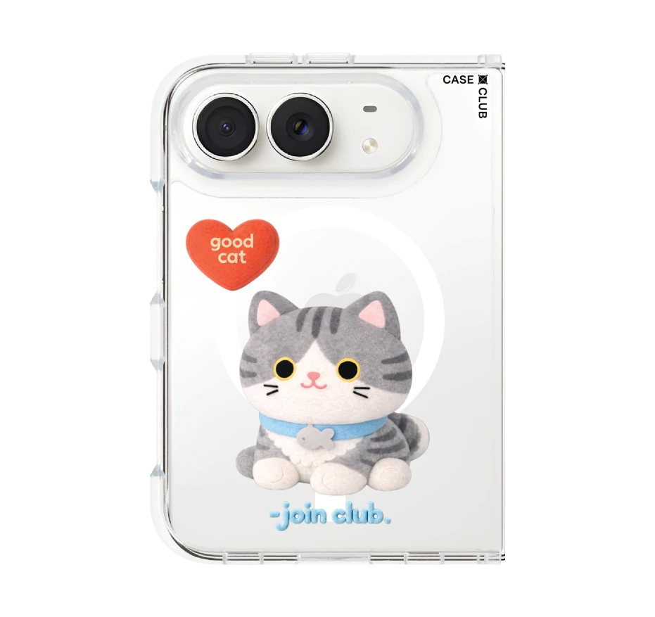 join the club heartful tabby cat
