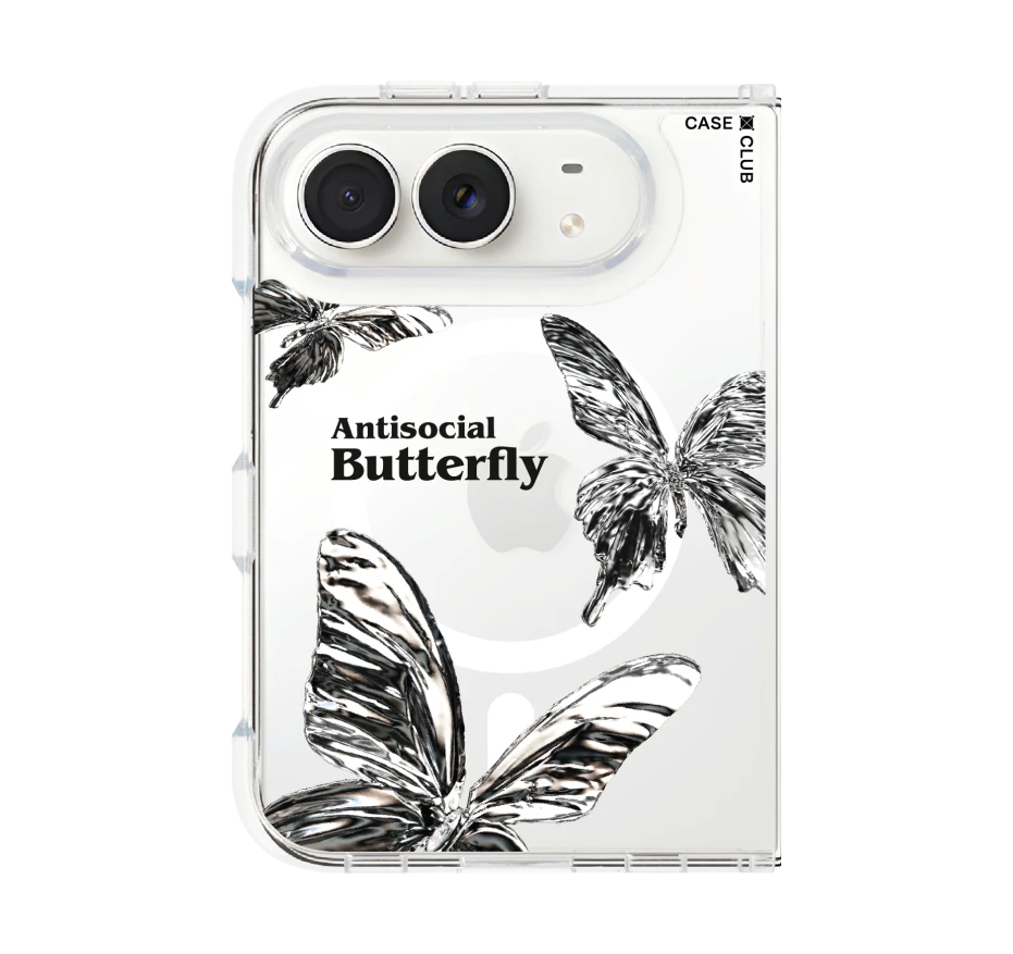 metallic butterfly