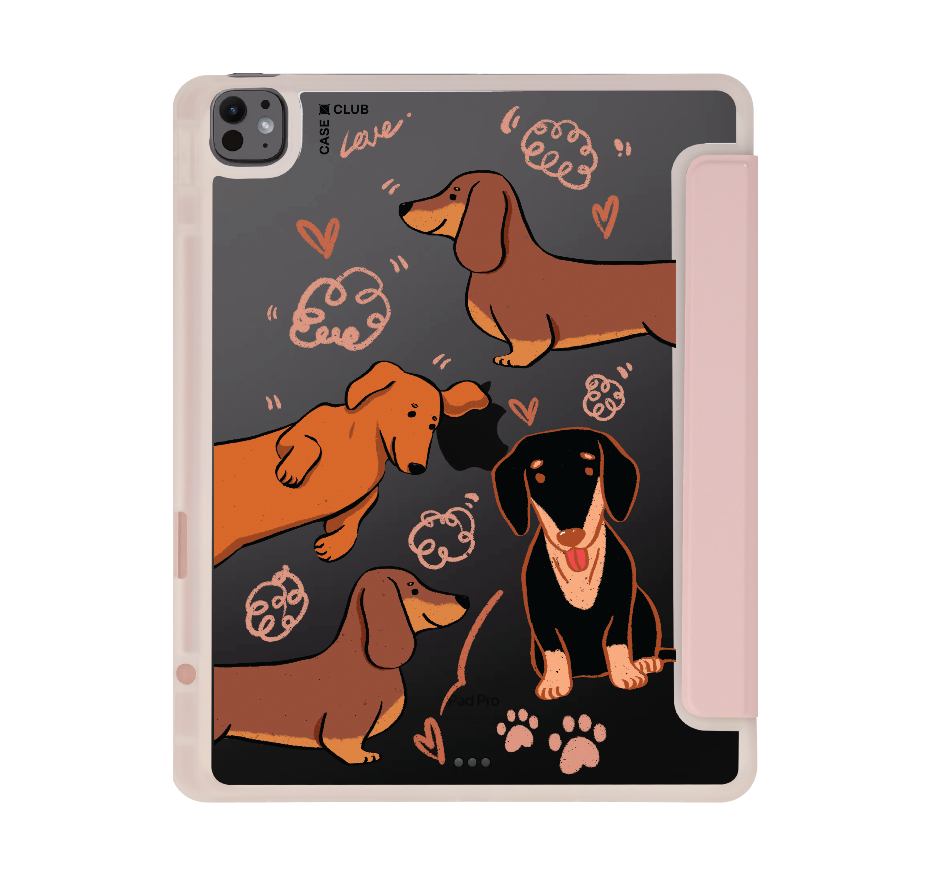 brown dachshund pattern