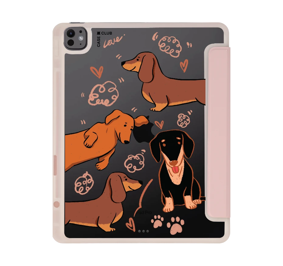 brown dachshund pattern