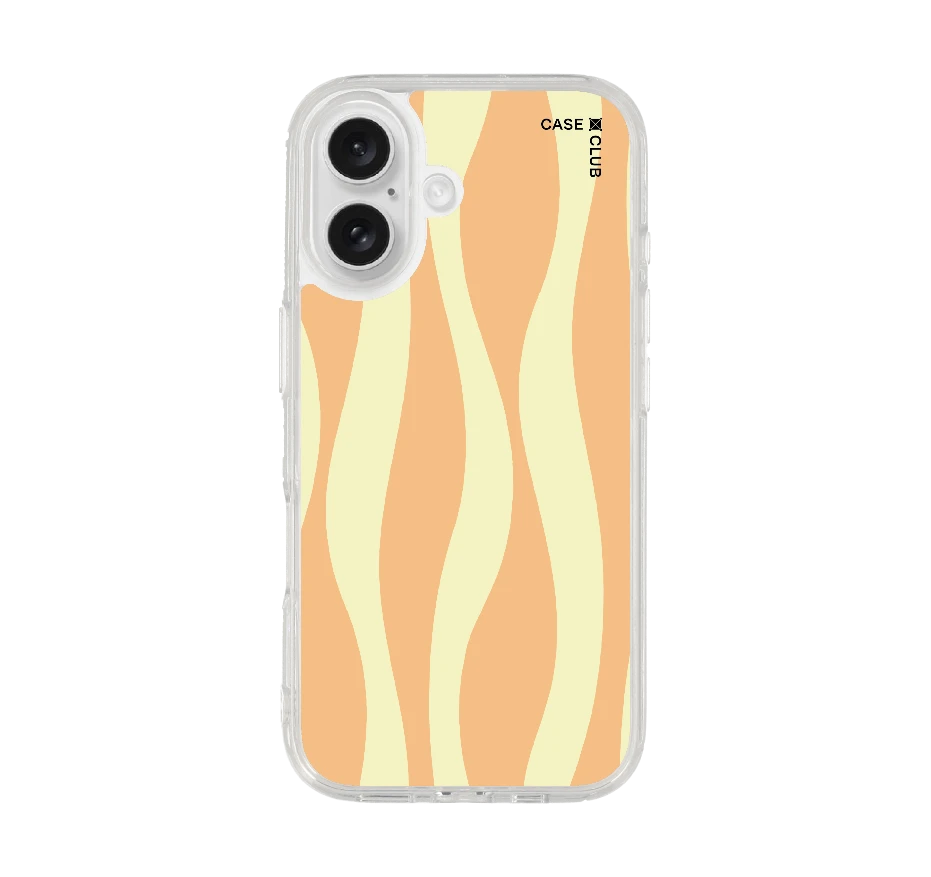 yellow & orange wavy pattern