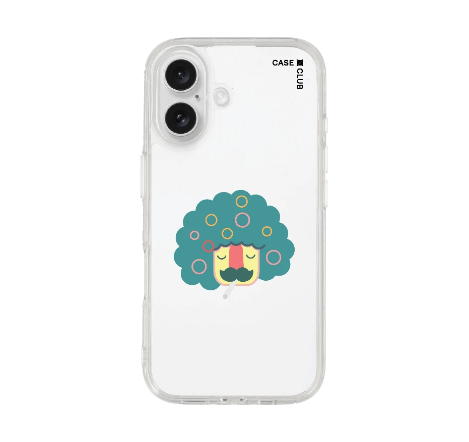 smoking moustache man