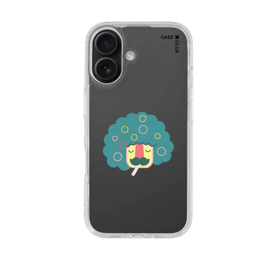 smoking moustache man