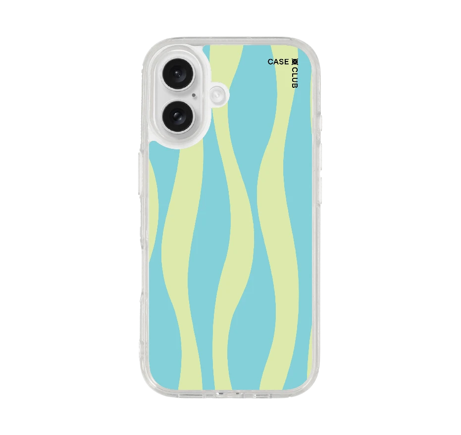 ลายคลื่นมิ้นต์บลู