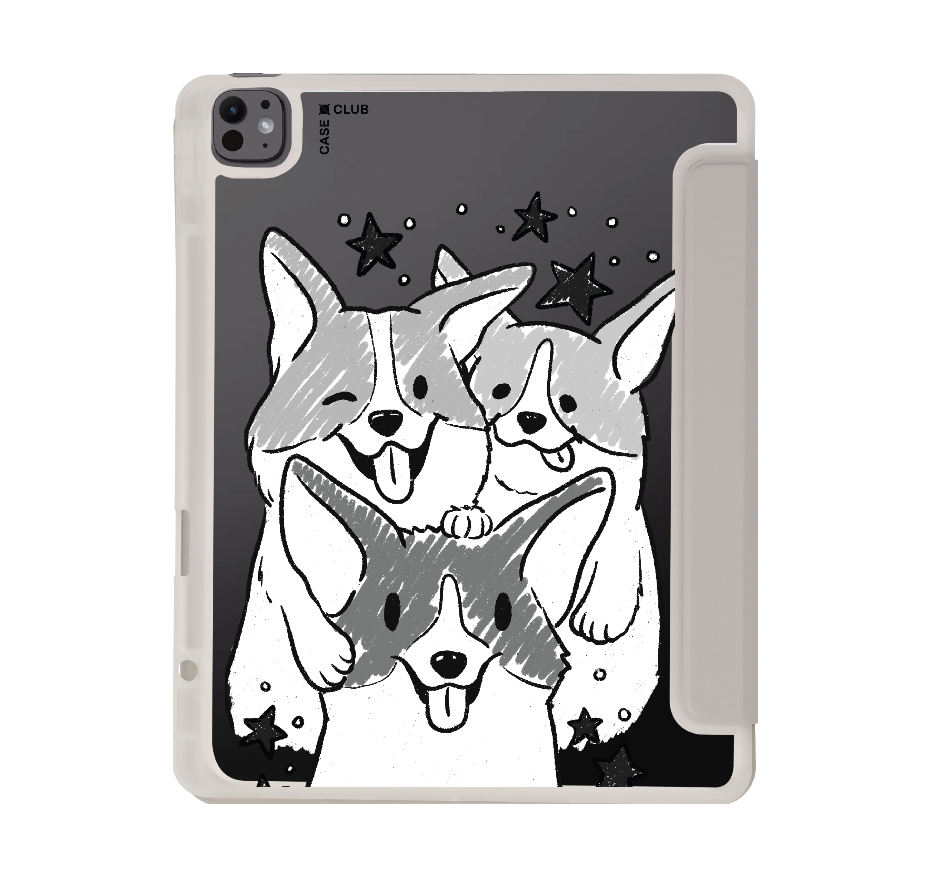 corgi trio
