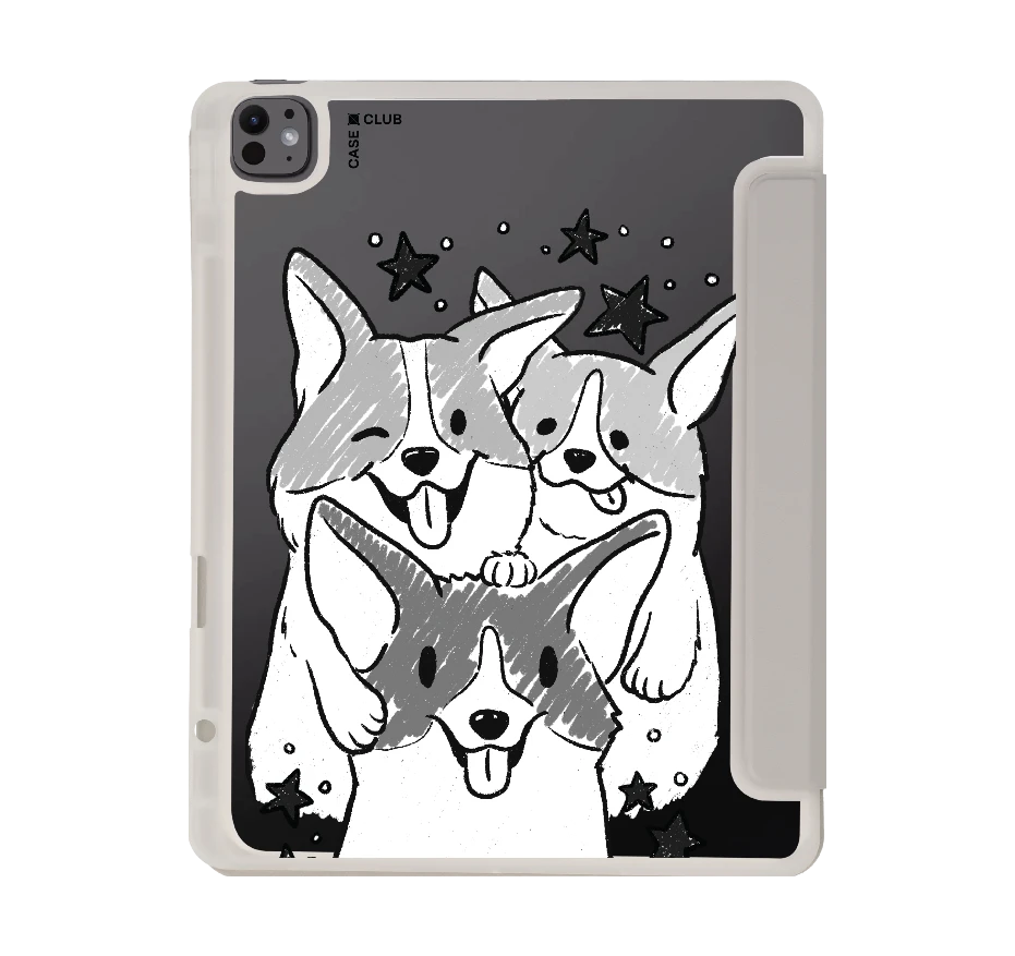 corgi trio