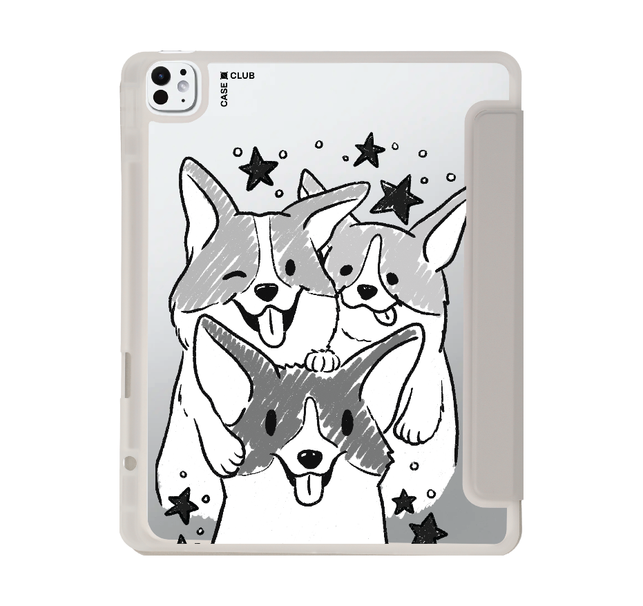 corgi trio