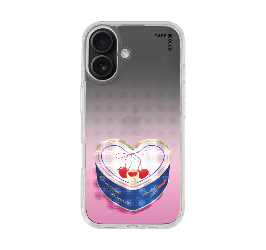 halftone candy heart