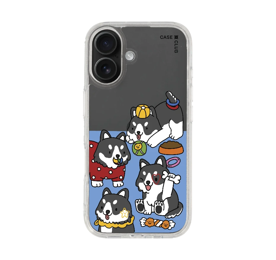 ฮัสกี้สุดป่วนกับของเล่นคู่ใจ