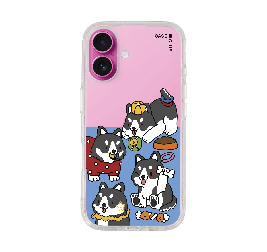 ฮัสกี้สุดป่วนกับของเล่นคู่ใจ