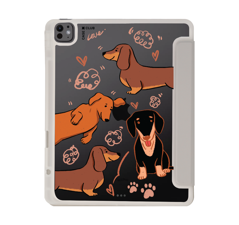 brown dachshund pattern