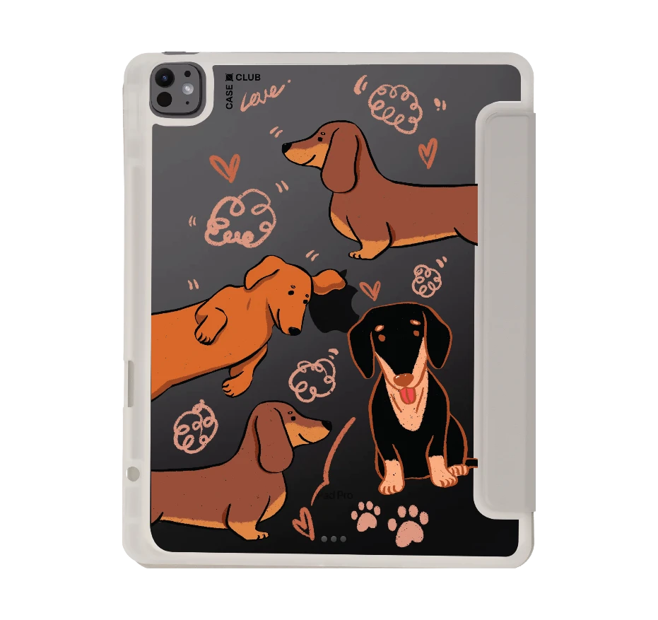 brown dachshund pattern