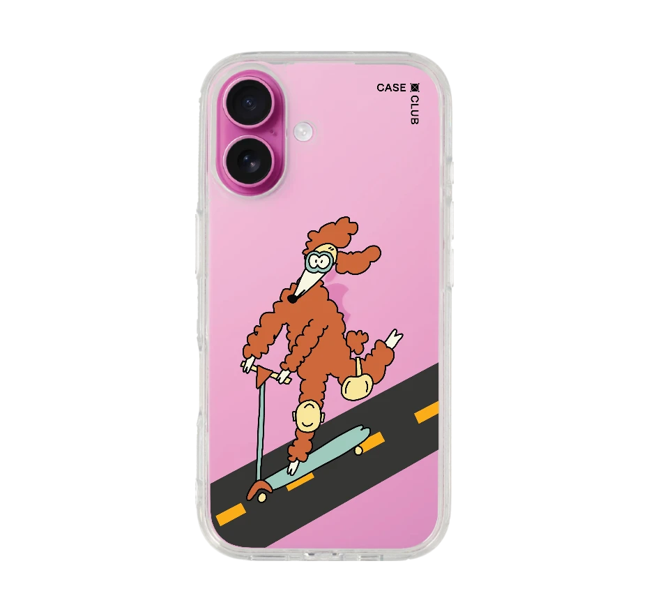 หมาพุดเดิ้ลสกู๊ตเตอร์สายซิ่ง