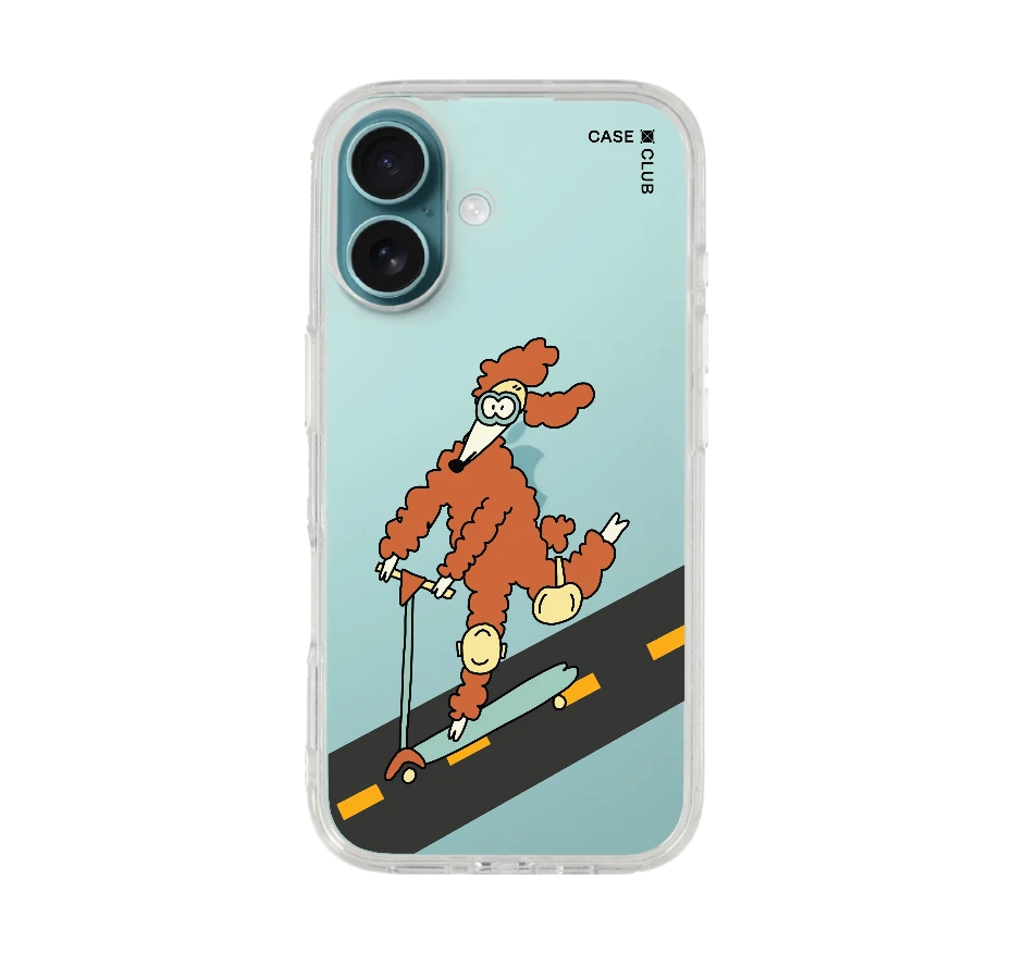 หมาพุดเดิ้ลสกู๊ตเตอร์สายซิ่ง